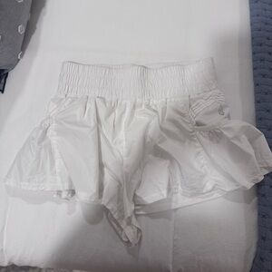 FP Movement by Free People White Athletic Shorts